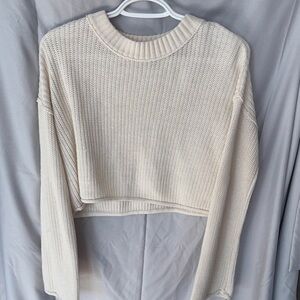 Wild Fable Cream Knit Sweater